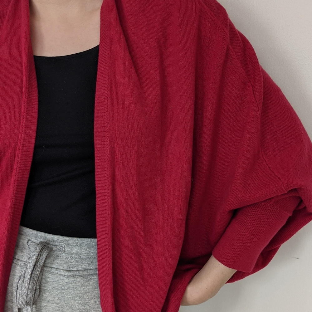 LOFT cardigan w Magyar sleeves